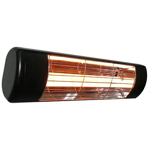 SUNHEAT Commercial/Restaurant Outdoor Weatherproof Electric Wall Mounted Heater - Ebony 1500W 120V, 901515120