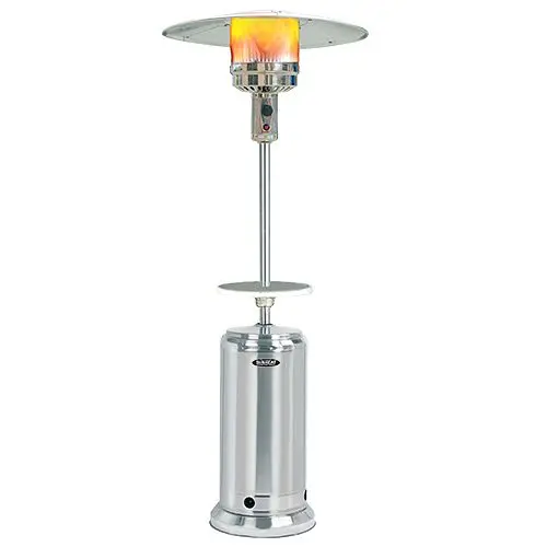 SUNHEAT Green Timeless Umbrella Design Commercial Travel-friendly Propane Patio Heater Drink Table - Stainless Tool Steel,...