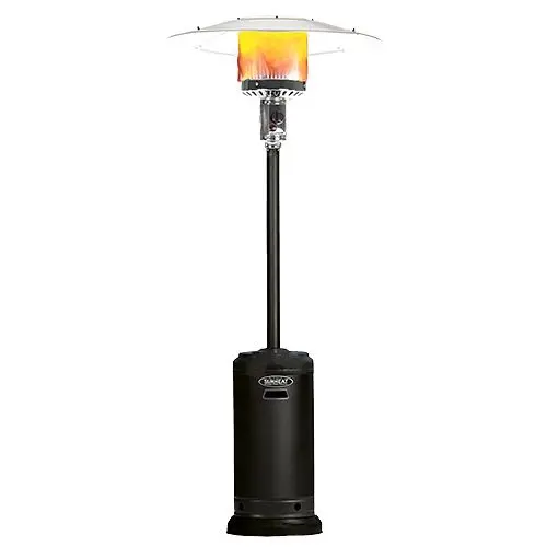 SUNHEAT Umbrella Propane Patio Heater Midnight Black Finish-PHRDBK, 99607