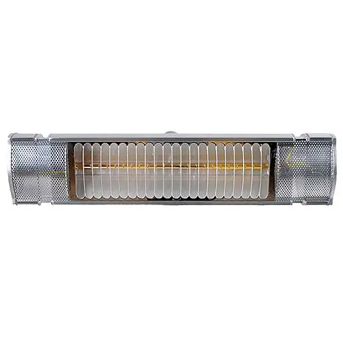 SUNHEAT Wall Mount Heater - Silver No remote control SHWL-15-S, 90190012