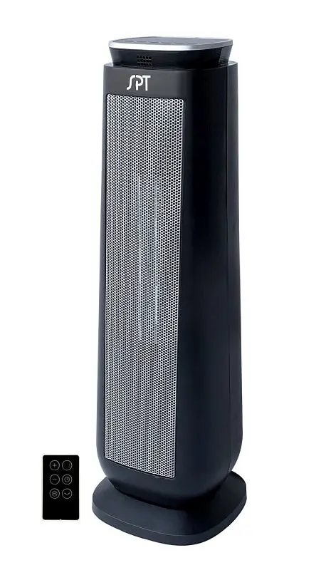Sunpentown Tower Ceramic Heater Timer and Remote, SH-1515
