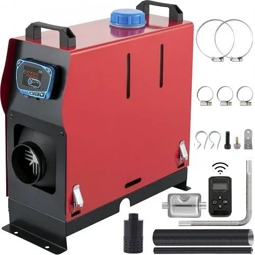 VEVOR Diesel Air Heater, 12 V 5KW All One Bunk Parking Heater, Remote Regulation, LCD Thermostat Track, ZCJRQYTJ5KWDFLYJ1V0