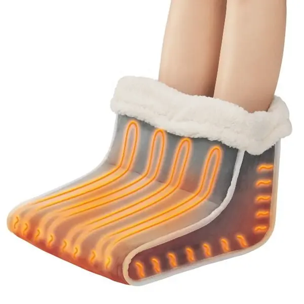 VEVOR Electric Foot Warmer 6-Level Heating Slippers Feet Warmer Intelligent Timer, XSNJQXSSCJRJ7W7MLV1