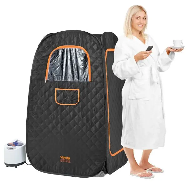 VEVOR Elite 1200W Personal Sgroup Sauna Tent Loss Weight Detox Therapy Spa Space-saving, ZQBXSSNJCS10GT3XTV1