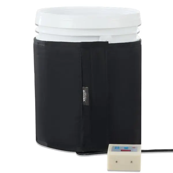 VEVOR Fade-Resistant 5 Gal Metal Drum Heater 250W 0-145°F Adjustable Independent Thermostat, TJRT5JL250WDHQ5OYV1