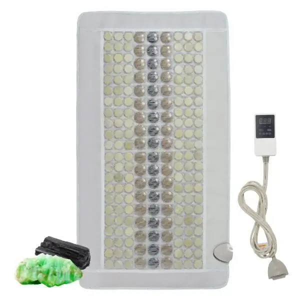 VEVOR Far Infrared Heating Pad 132 Natural Jade 54 Tourmaline Stone Heating Pad, ZXKYSJRDZXKY35W0GV1