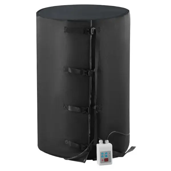 VEVOR 55 Gal Metal Drum Heater 1300W 0-145°F Adjustable Independent Thermostat, TJRT55JL1300L2AWXV1