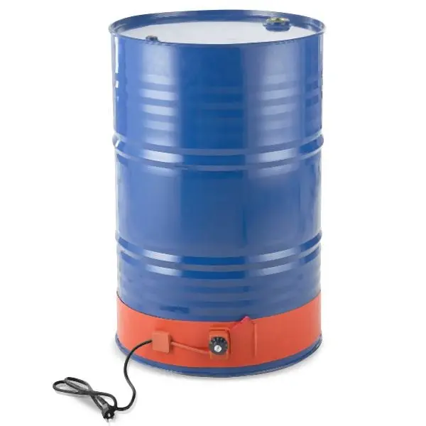 VEVOR 55 Gallon Metal Drum Heater 1200 Watt 5 inch Width 86-302°F Adjustable, TJRD55JL5YC1X22R4V1