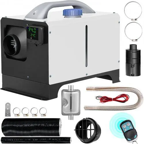 VEVOR Green Solid Diesel Air Heater 8KW Parking Heater 12V Truck Heater, One Air Outlet, ZCJRQXBK8KWXKHYJ1V0