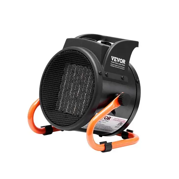 VEVOR Heat-Resistant Greenhoutilize Heater, 1500W PTC Fast Heating Overheat Preserveion, 3-Speed Setting Small Grow Tent H...