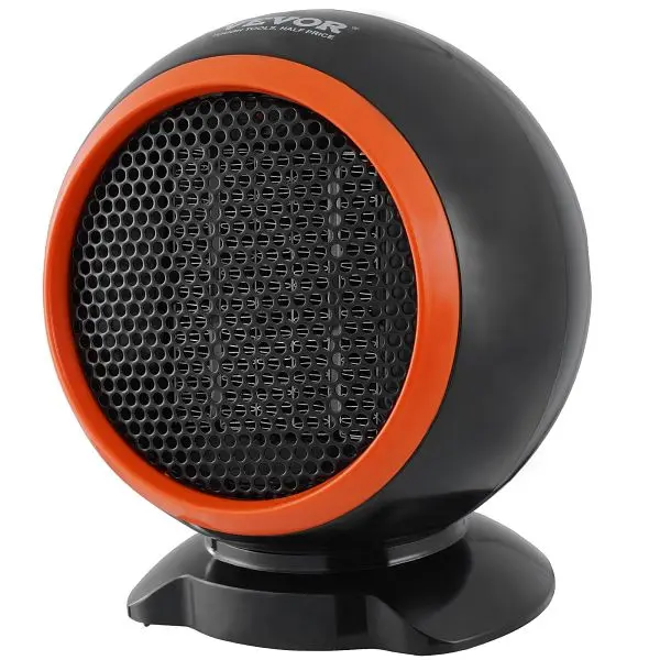 VEVOR Industrial Travel-friendly Electric Space Heater Overheat Preserveion, 500 W Safe and Quiet Ceramic Heater Fan, JXKD...