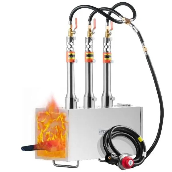 VEVOR Next-Generation Travel-friendly Propane Forge 3 Burner Farrier Forge 2600°F Knife Metal Square, FXDZL3GSYMGJSUTBGV0
