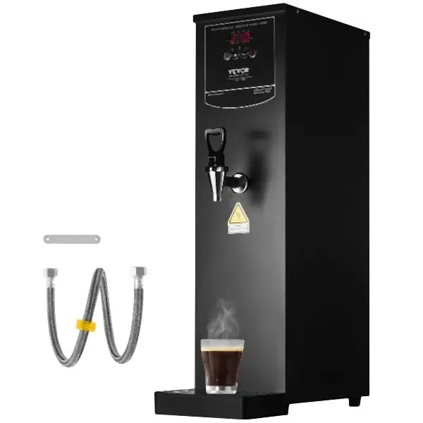 VEVOR Original 20L Commercial Water Boiler Electric Hot Water Dispenser Stainless High-Carbon Steel, SYKSQCGK50LHZYXN9V1
