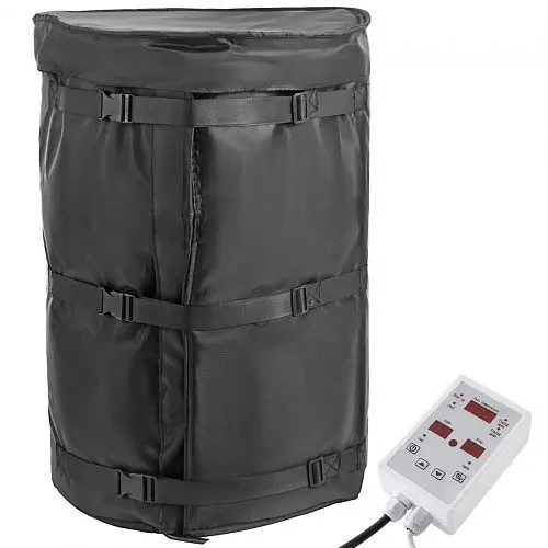 VEVOR Precision-Engineered Drum Heater, 55 Gal Drum Heater Blanket 145° F Adjustable Oil Pail Heater Band 5kg 84inch Barr...
