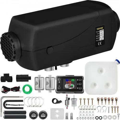 VEVOR Premium 12V 5KW Split Diesel Air Heater RV Motorhome Trailer Trucks Boats 5kW + LCD Switch, ZCJRQ12V5KWYJSXY1V0