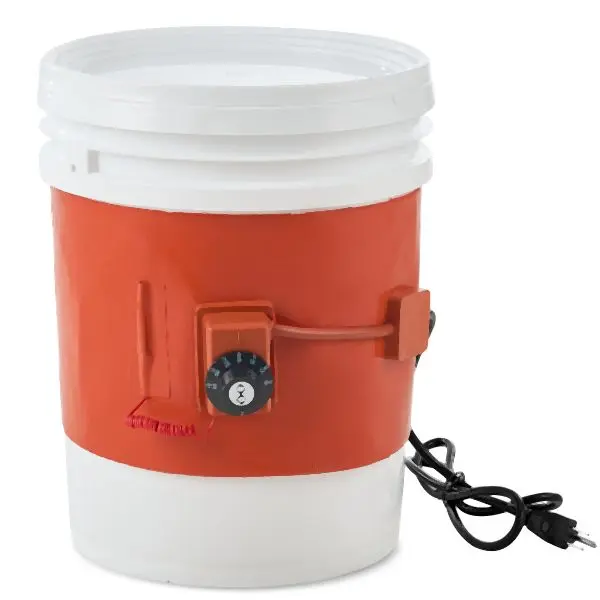 VEVOR Specialty 5 Gallon Metal Drum Heater 800 Watt 7.75 inch Width86-302°F Adjustable, TJRD5JL775YC15KY0V1