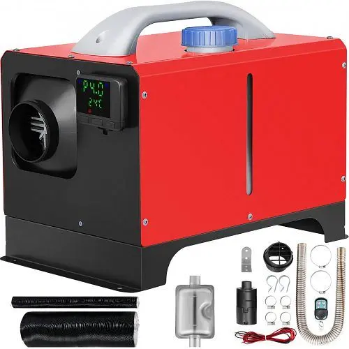 VEVOR Threading Diesel Air Heater All One, 8KW Diesel Heater 12V, Fast Heating, Diesel Parking Heater, ZCJRQXHK8KWXKHYJ1V0