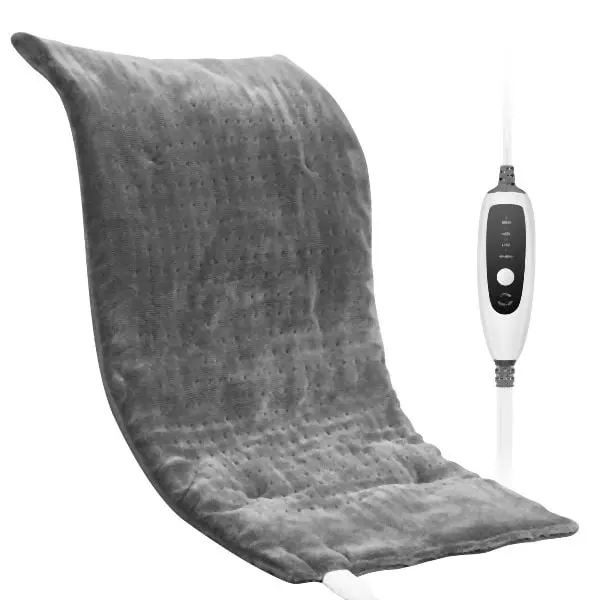 VEVOR Weighted Heating Pad 17 x 33 6.8 lbs Electric Heat Pad Pain Relief, JZJRPTD20KG2KIWRVV1