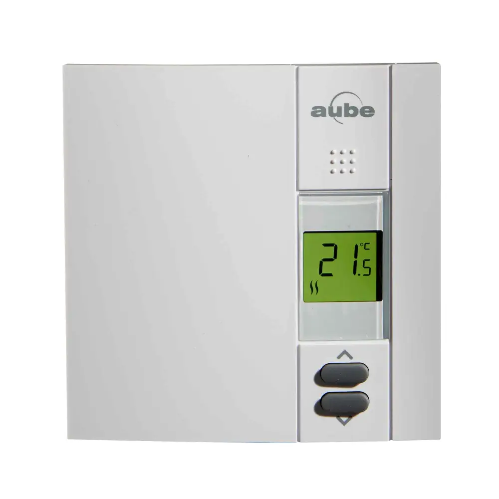 Non-Programmable White Computerized Thermostat, 4,000 W to 240 V
