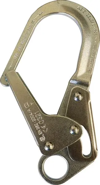 FrenchCreek Extra-Strong Carbon Steel locking rebar snaphook, 1-3/4" gate, 69