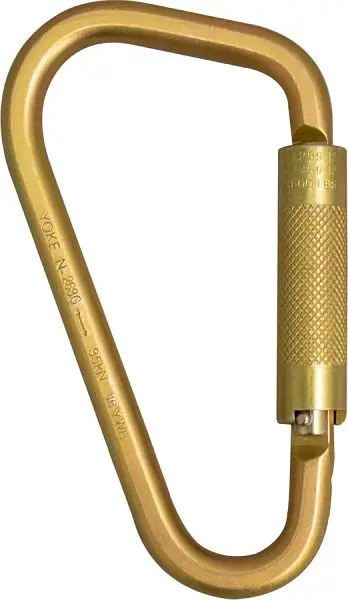 FrenchCreek Mild Steel twist-lock scaffold hook, 1-3/4" gate, 65