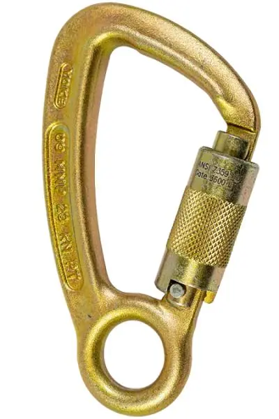 FrenchCreek Small Steel captive eye locking snaphook, 63