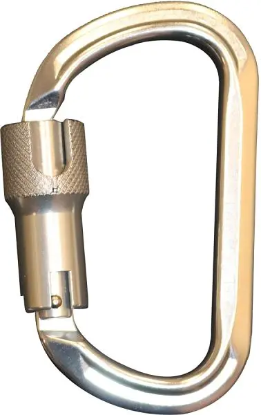 FrenchCreek Smooth Aluminium twist-lock carabiner, 7/8" gate, 354-2A