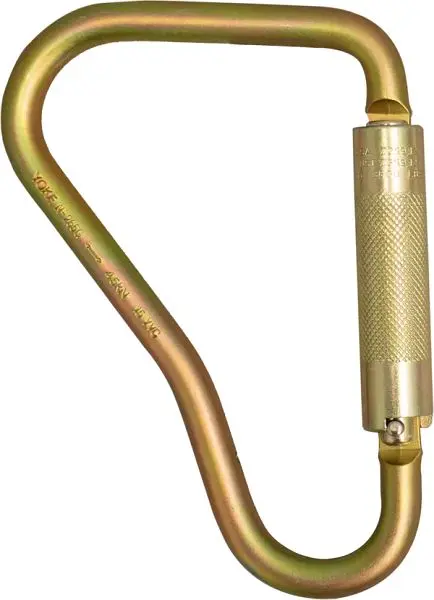 FrenchCreek Smooth Spring Steel twist-lock scaffold hook, 2" gate, 62