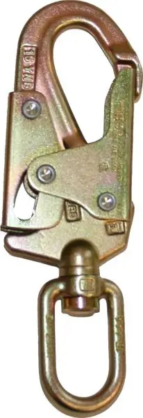 FrenchCreek Steel swivel locking snaphook, 49