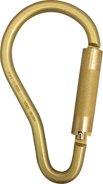 FrenchCreek Streamlined Steel twist-lock carabiner, 2" gate, 62R