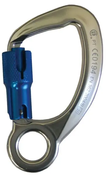 FrenchCreek User-Friendly Aluminum captive eye twist-lock carabiner, 63A