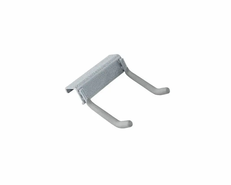 Garage Essentials Quality Double Hooks, Slate Gray Finish, 220867
