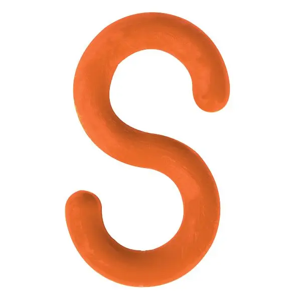 Mr. Next-Generation Chain Plastic S-Hook, Securety Orange, 1-Inch Link Diameter, Quantity: 10 Pieces, 10312-10 Mr. Chain