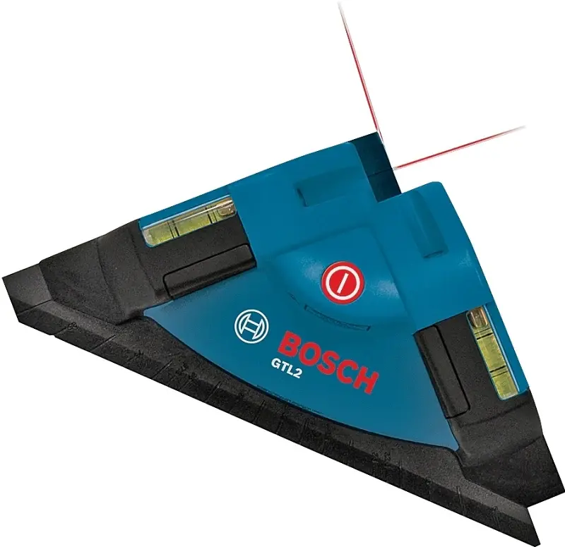 Self-Leveling Bosch GTL2 Square Laser Level, 30 ft, +/-1/2 Accuracy, 2-Beam