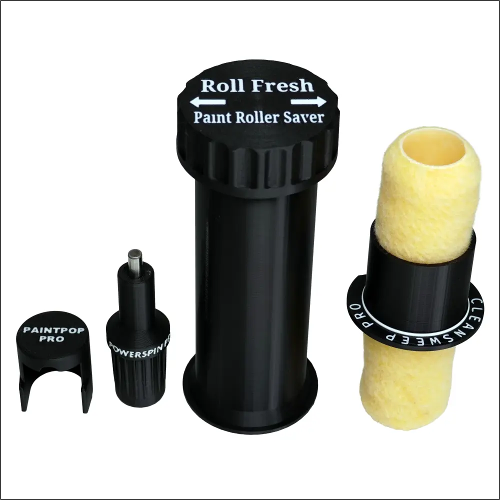 Painting Tools Bundle – These 4 tools allow you to Clean Your Roller Faster, or Contain it days