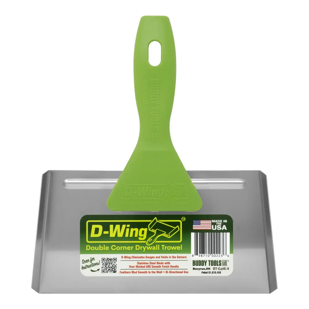 Buddy Tools D-Wing Dual Corner Drywall Trowel