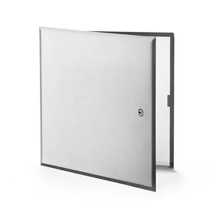 Cendrex Flush Universal Stainless Steel Access Door Hidden Flange, 18 x 18", CTR-SS 18X18