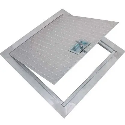 Cendrex Secure Flush Aluminum Floor Hatch Exposed Flange, 24 x 36", PPA 24X36