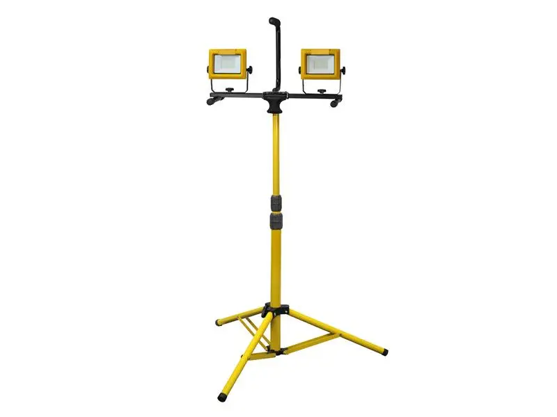 Faithfull Power Plus LED Twin Tripod Site Buoyant 70W 240V