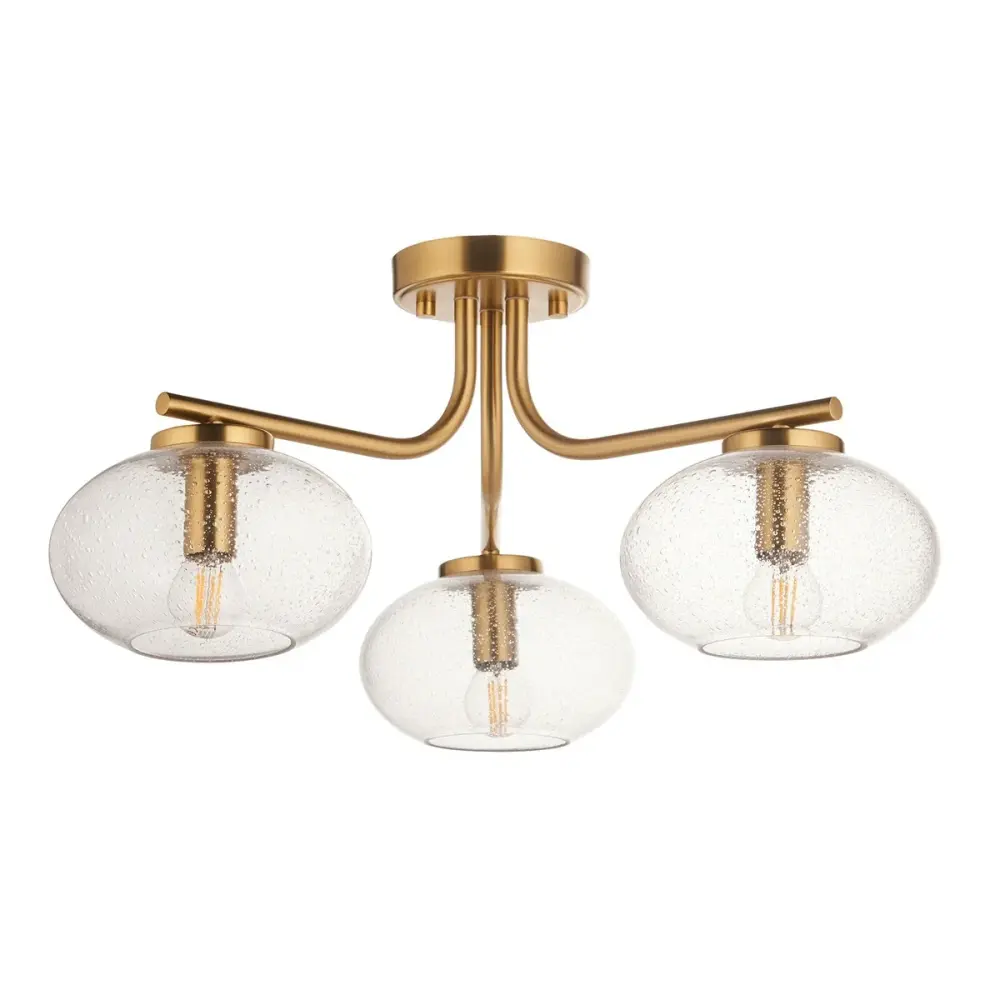 Jacob 3 Ceiling Portable - Warm Brass