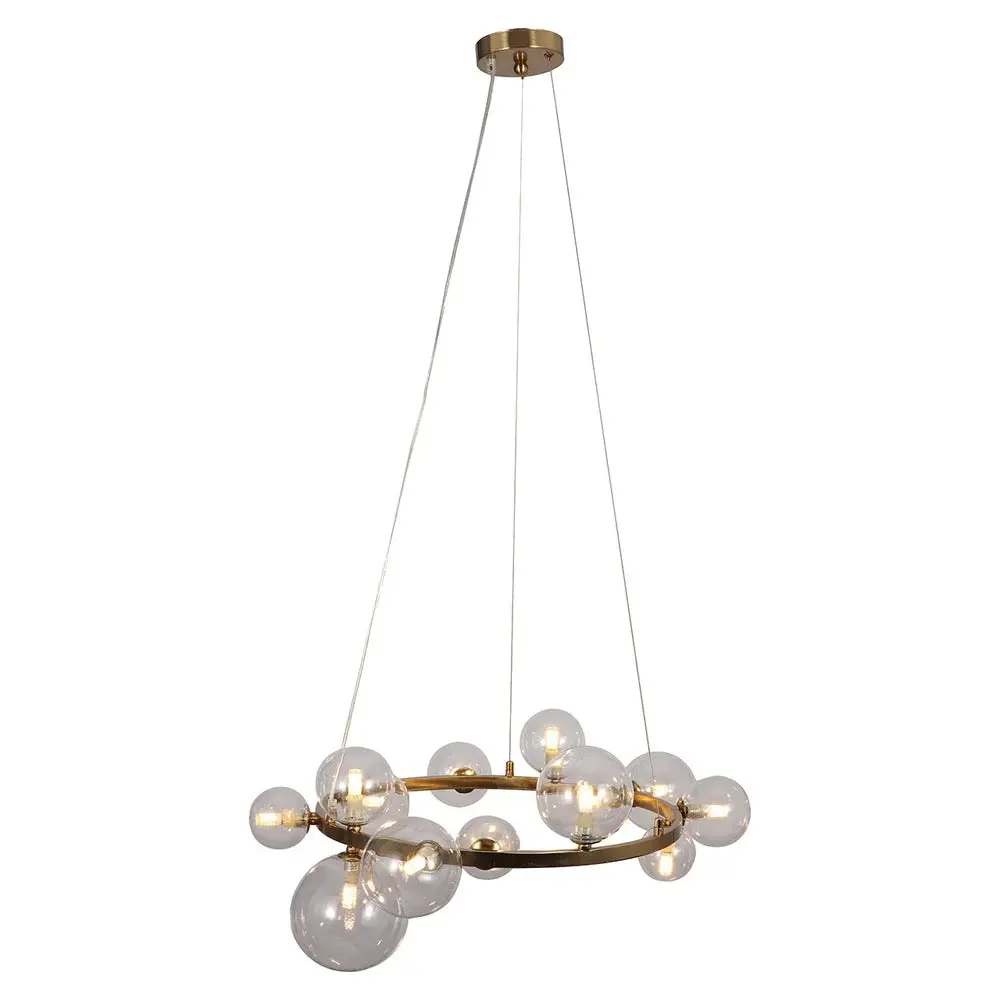 Yosie Hanging Lamp - Satin-brushed Gold