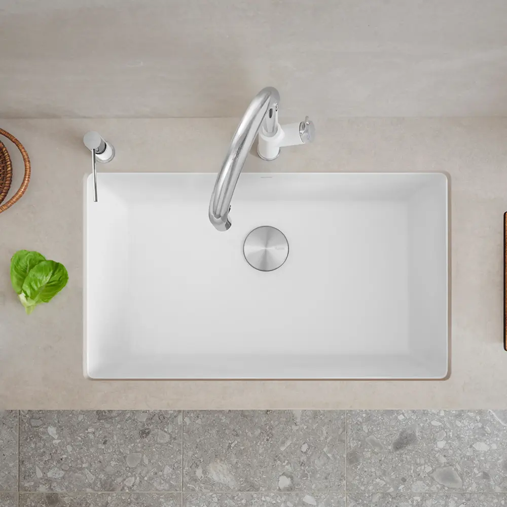 PRECIS U SUPER SOLE SILGRANIT single bowl undermount sink