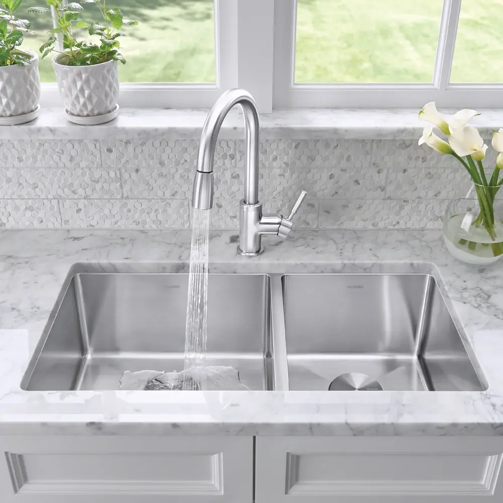 QUATRUS R15 U 1.75 dual bowl undermount sink