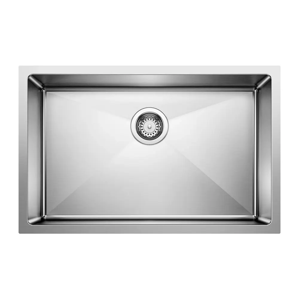 QUATRUS R15 U 1 LARGE Unitary Bowl Undermount Kitchen Sink