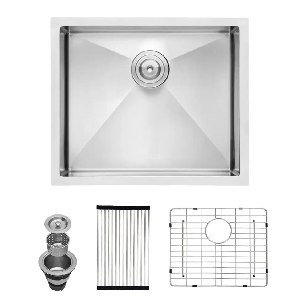 Undermount Steel Kitchen Sink, Deep Sole Bowl Basin