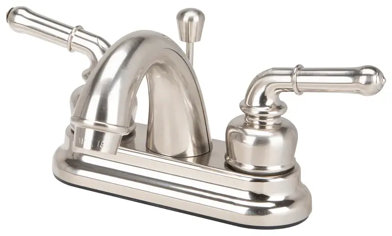 Boston Harbor JY-4233BN Lavatory Faucet, 1.5 gpm, 2-Handle, Warm alloy, Nickel Plated, Lever Handle