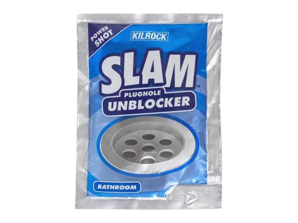 Brushed Kilrock Slam Plughole Unblocker Bathroom