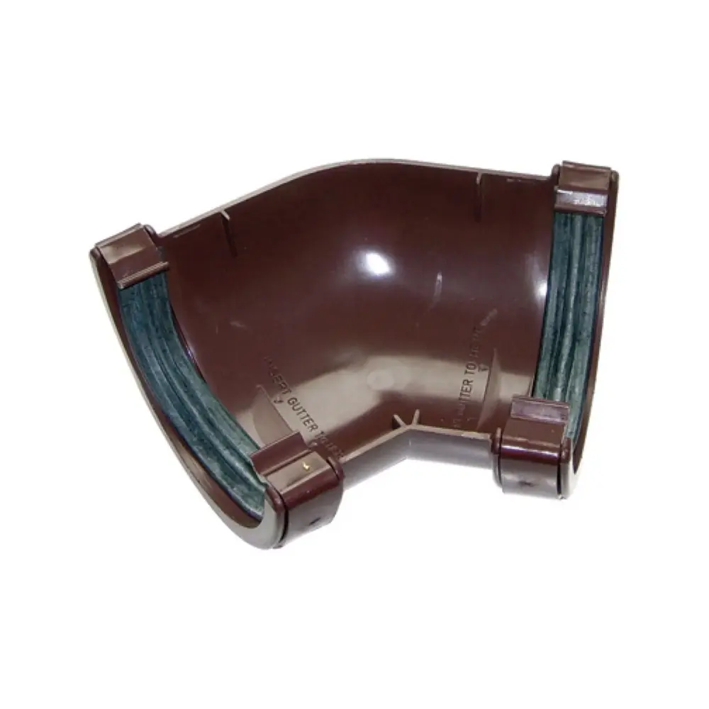 FloPlast 112mm Round 135 Degree Angle Chestnut