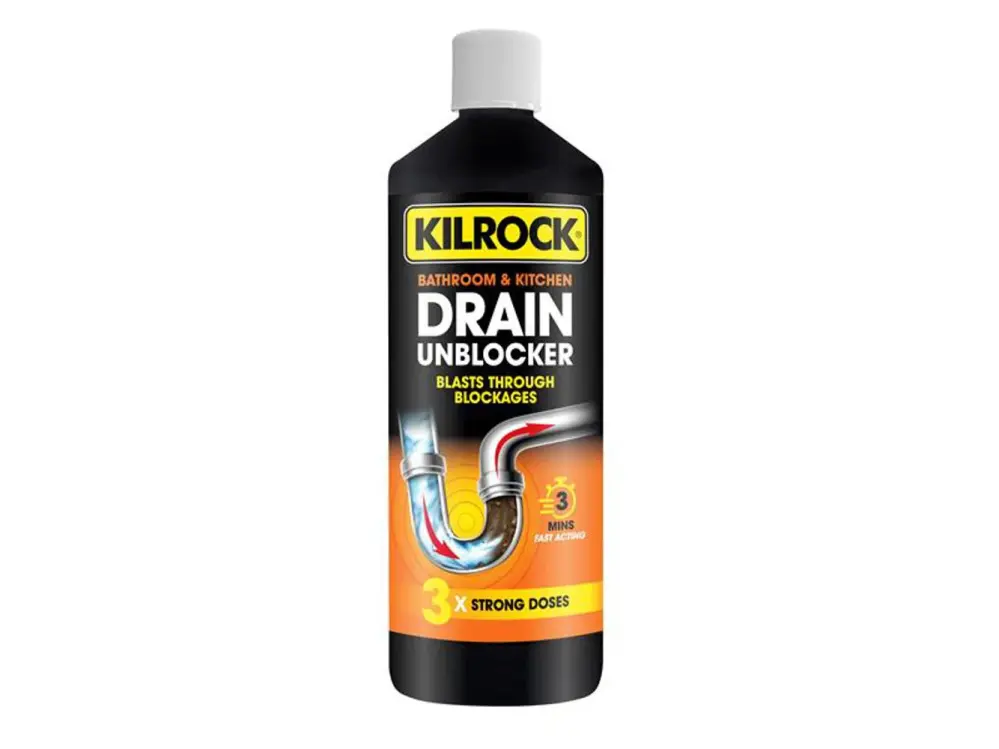 Kilrock Bathroom & Kitchen Drain Unblocker 1 Litre Soap Dispenser