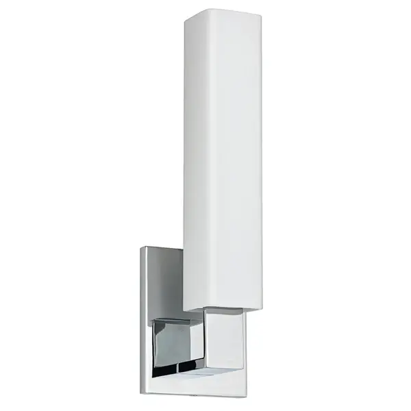Livingston 1 Light Bath Bracket - Shiny Chrome Easy Installation